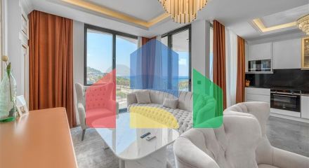 Трёхкомнатный пентхаус с террасой и развитой инфраструктурой в районе Каргыджак