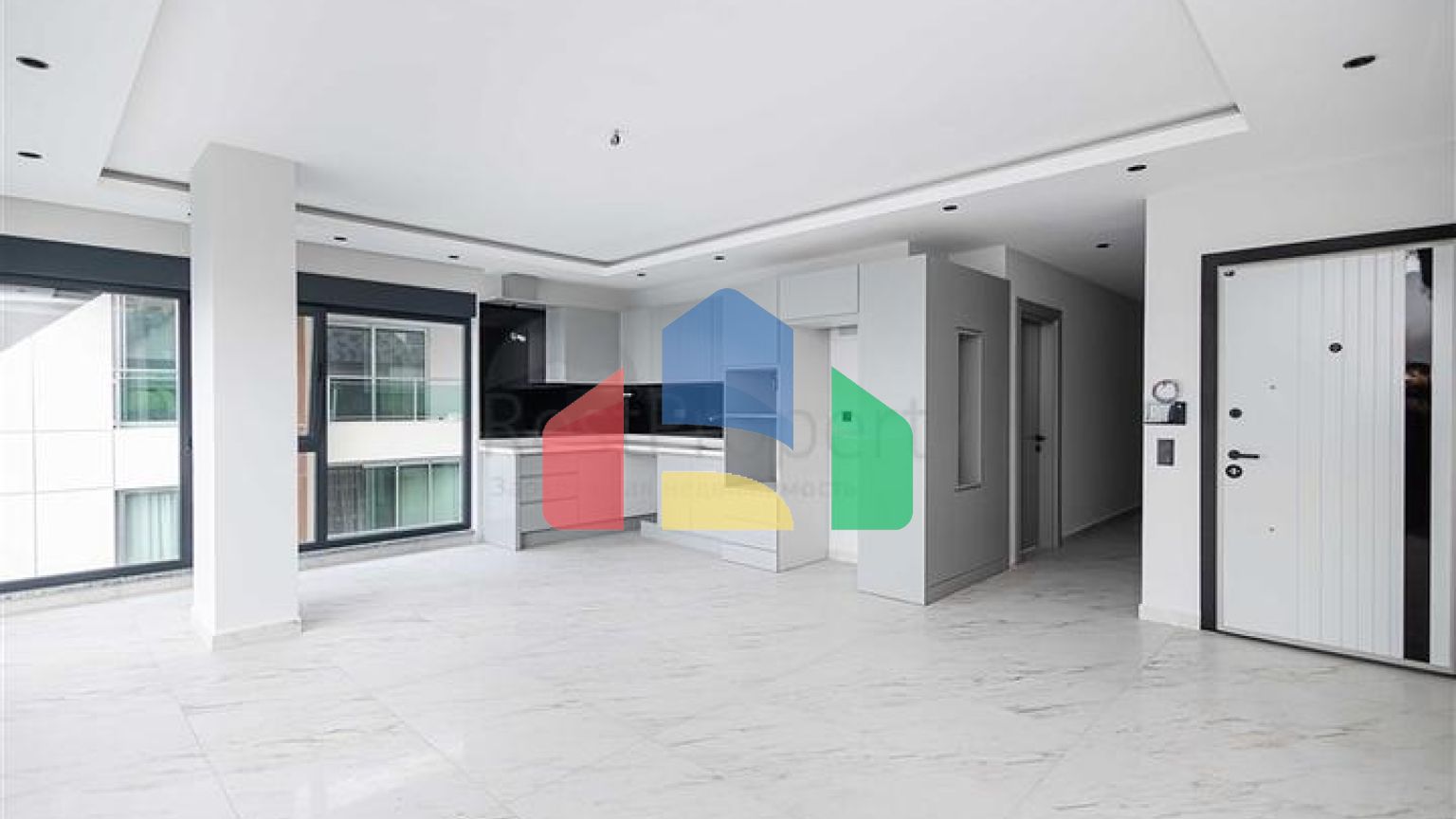 Трёхкомнатная квартира 2+1 с террасой и современной инфраструктурой в районе Каргыджак