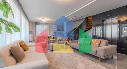 Сучасна вілла 3+1 з терасою і розвиненою інфраструктурою в районі Каргиджак