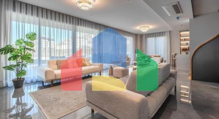 Сучасна вілла 3+1 з терасою і розвиненою інфраструктурою в районі Каргиджак