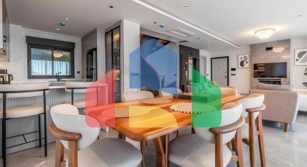 Сучасна вілла 3+1 з терасою і розвиненою інфраструктурою в районі Каргиджак