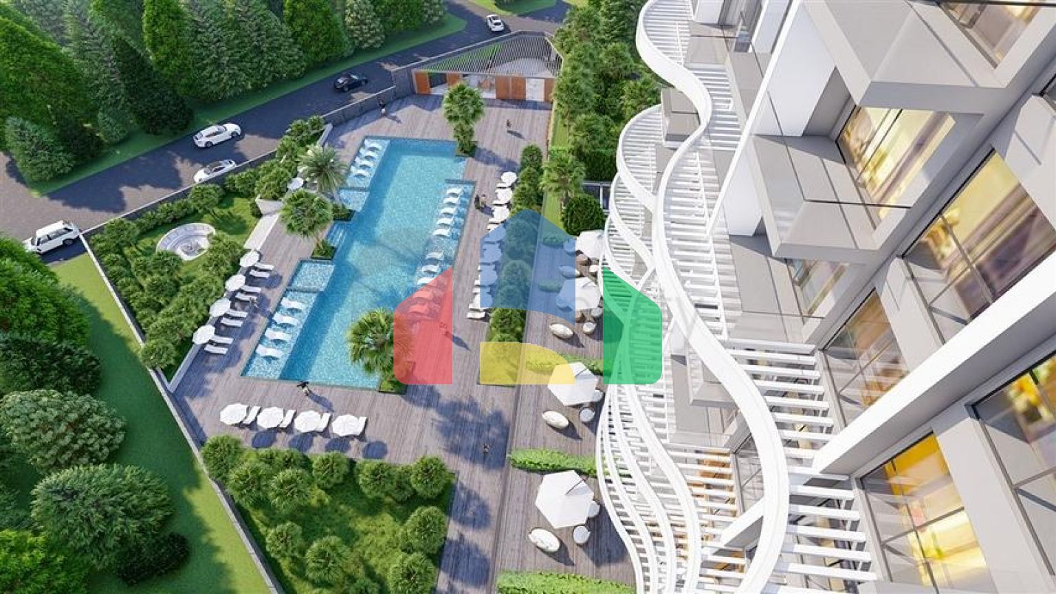 Комфортабельный комплекс семейного типа в районе Демирташ