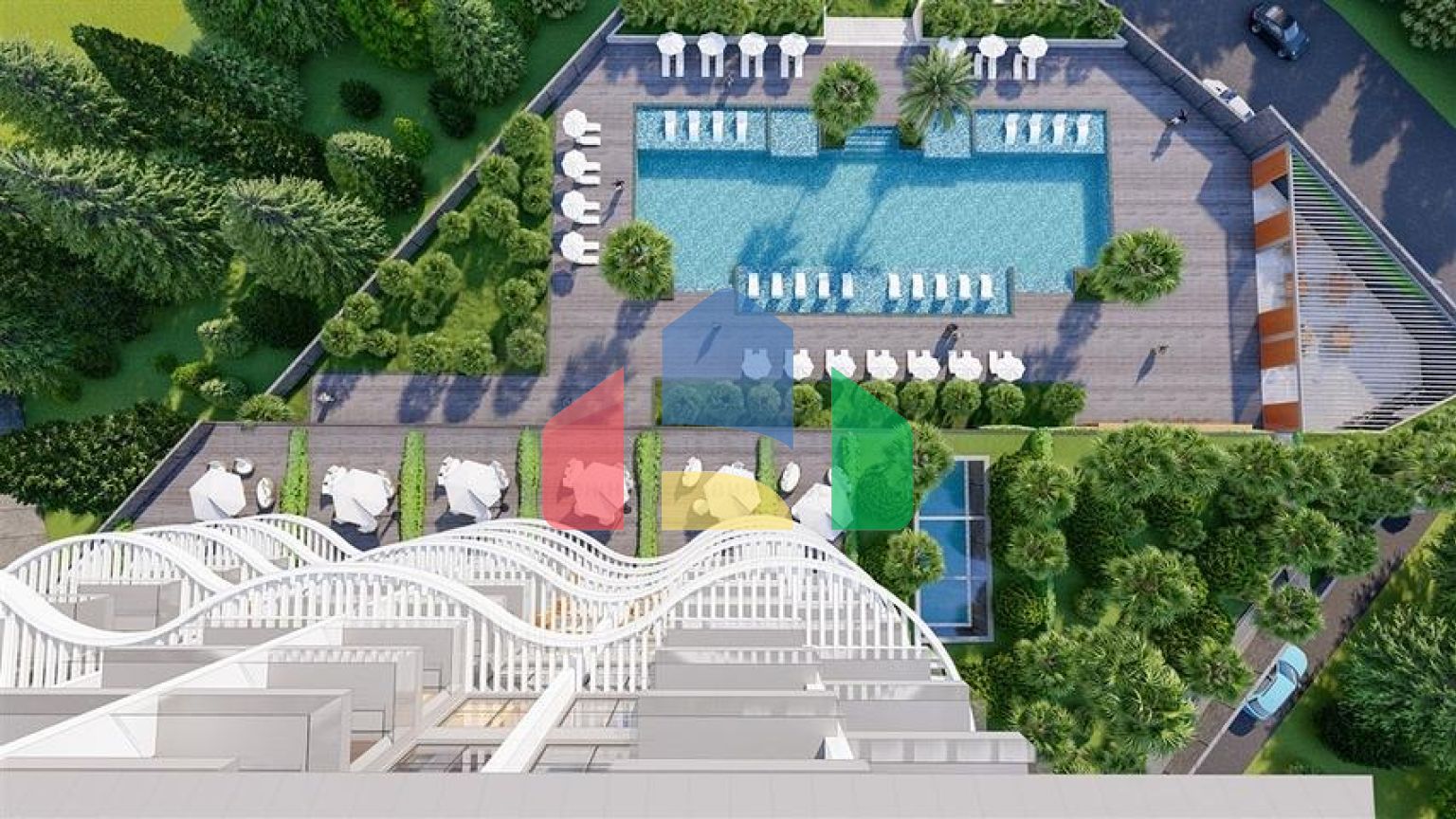 Комфортабельный комплекс семейного типа в районе Демирташ