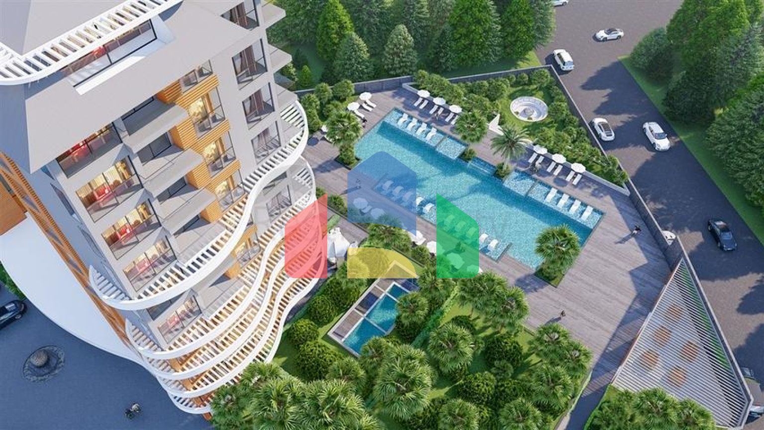 Комфортабельный комплекс семейного типа в районе Демирташ