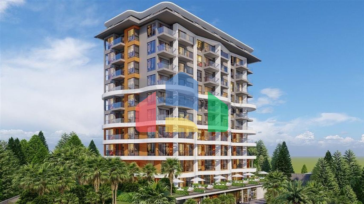 Комфортабельный комплекс семейного типа в районе Демирташ