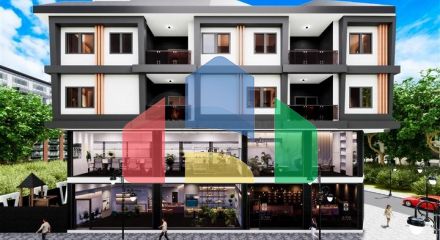 Residential complex under construction in Demirtas district