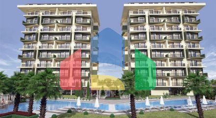 Two-room apartments in a complex with hotel infrastructure