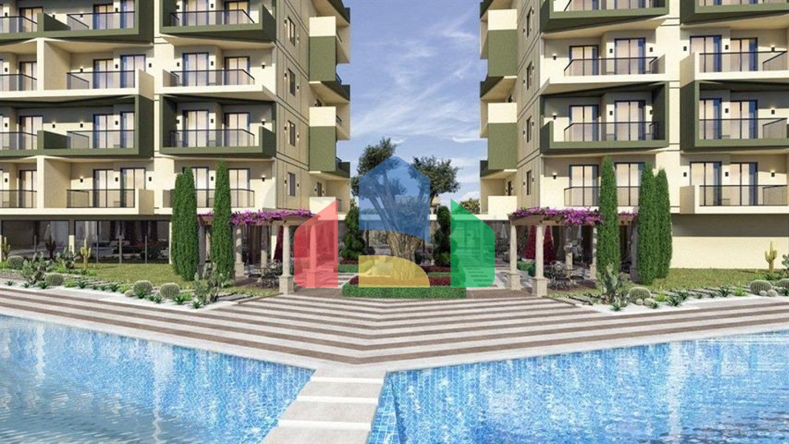 Двухкомнатные апартаменты в комплексе с отельной инфраструктурой