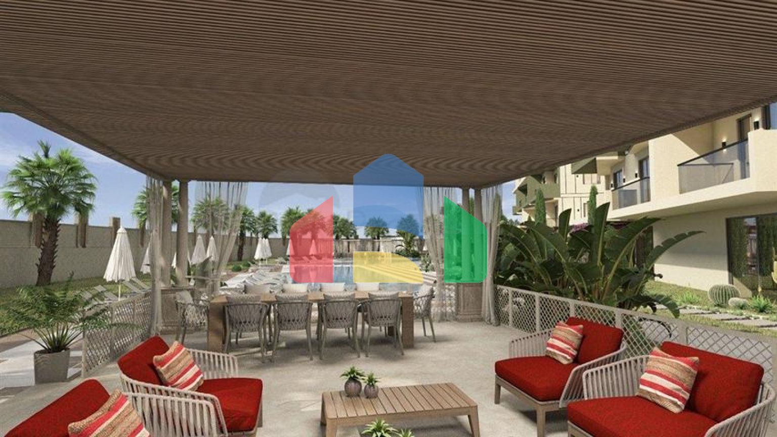 Двухкомнатные апартаменты в комплексе с отельной инфраструктурой