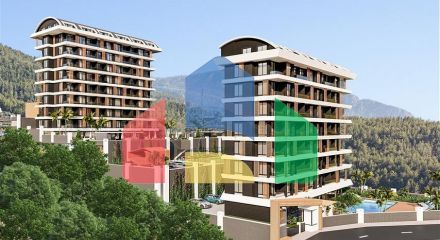 Investment project apartments and penthouses in Demirtas district