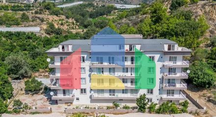 Великий пентхаус 4 + 1 з шикарними видами в районі Демірташ