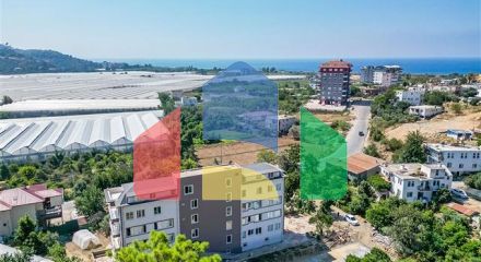 Великий пентхаус 4 + 1 з шикарними видами в районі Демірташ