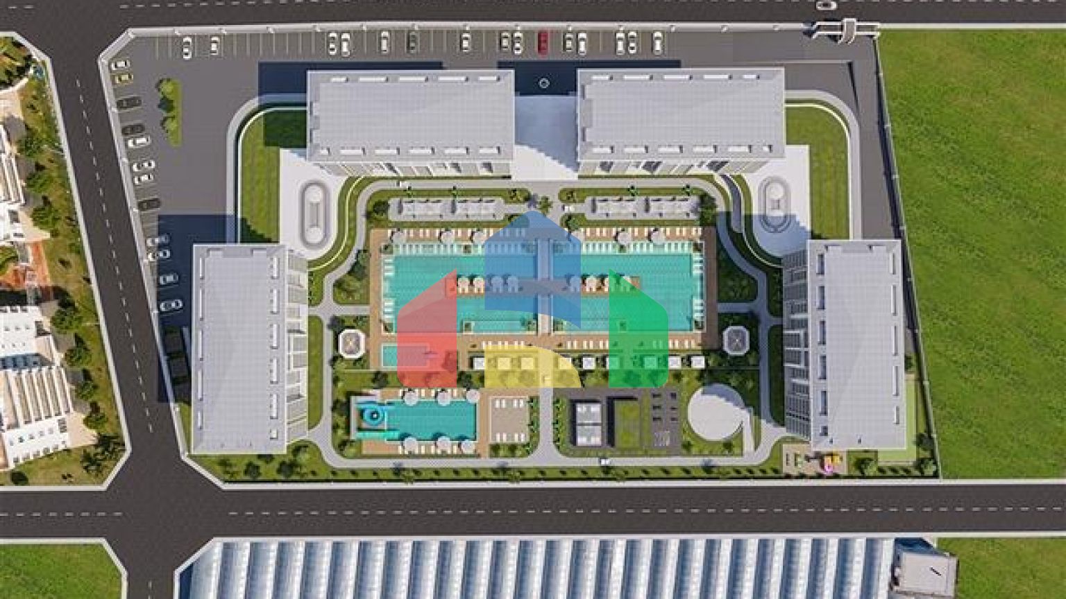 Квартира 2+1 в районе Демирташ