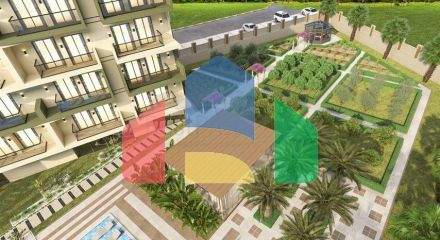 Studio apartment in a premium complex in Demirtas district