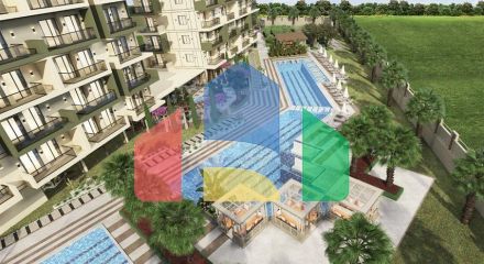 Studio apartment in a premium complex in Demirtas district
