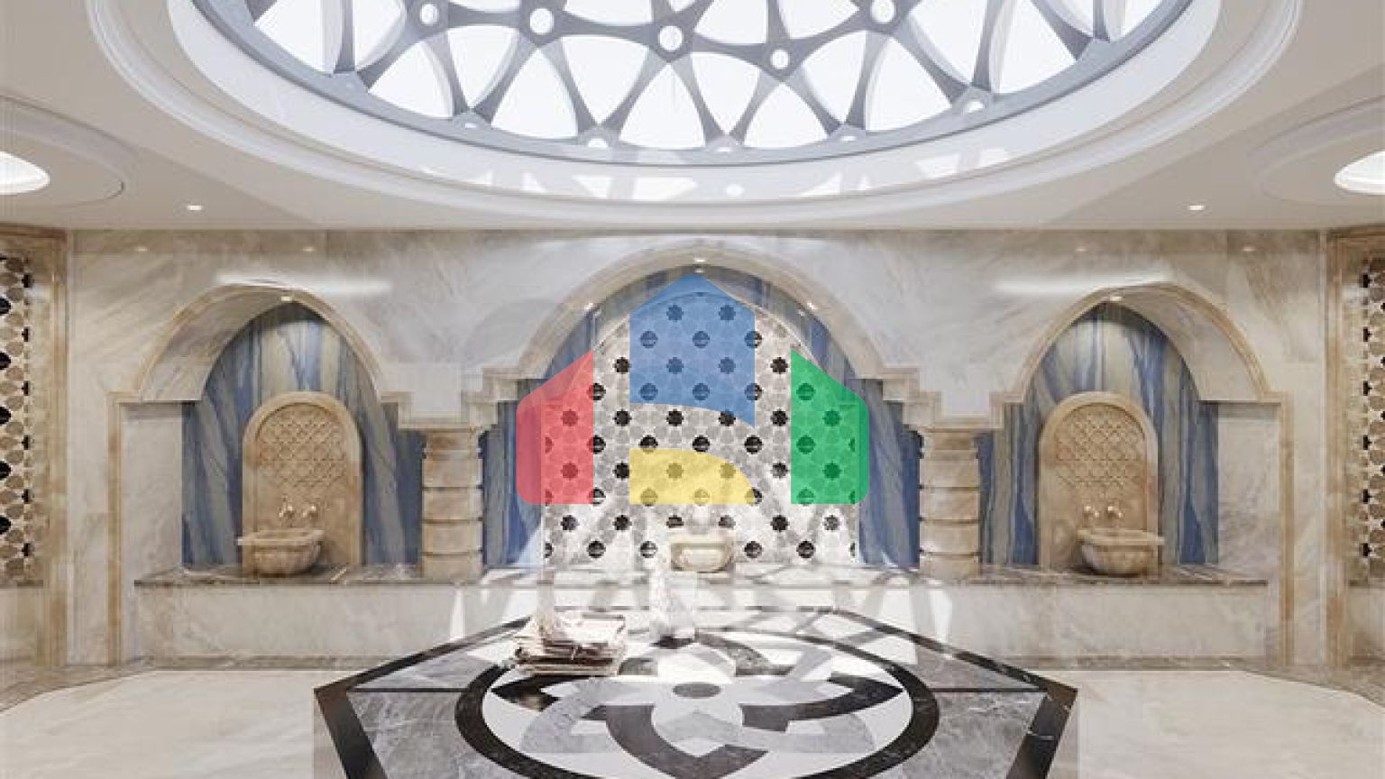 Комплекс с круглогодичной инфраструктурой в зеленом районе Демирташ