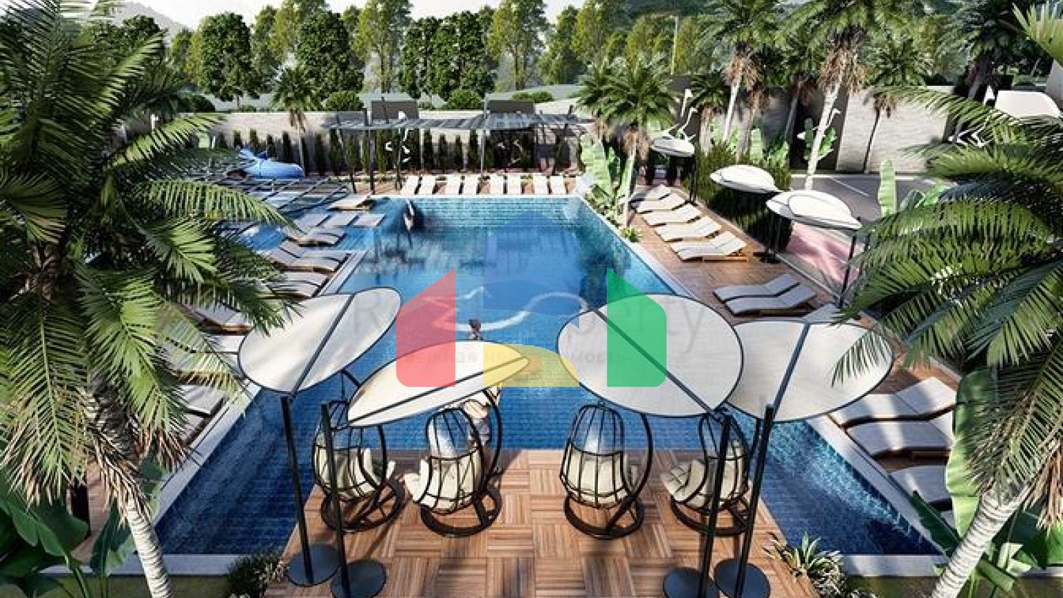 Комплекс с круглогодичной инфраструктурой в зеленом районе Демирташ