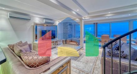 Вилла 5+1 в 800 м от пляжа с панорамными видами на море и горы