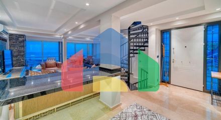 Вилла 5+1 в 800 м от пляжа с панорамными видами на море и горы