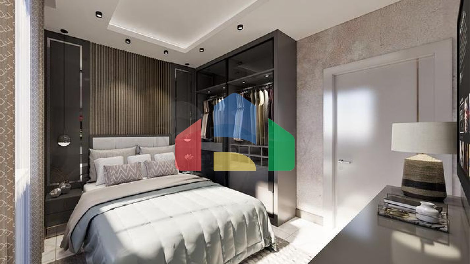 Пентхаус планировкой 2+1 в новом жилом комплексе в районе Демирташ