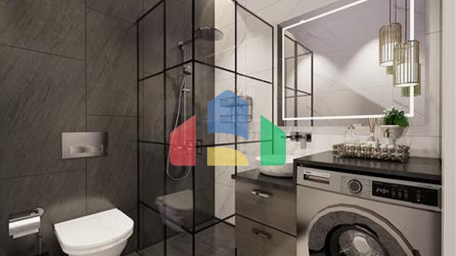 Пентхаус планировкой 2+1 в новом жилом комплексе в районе Демирташ