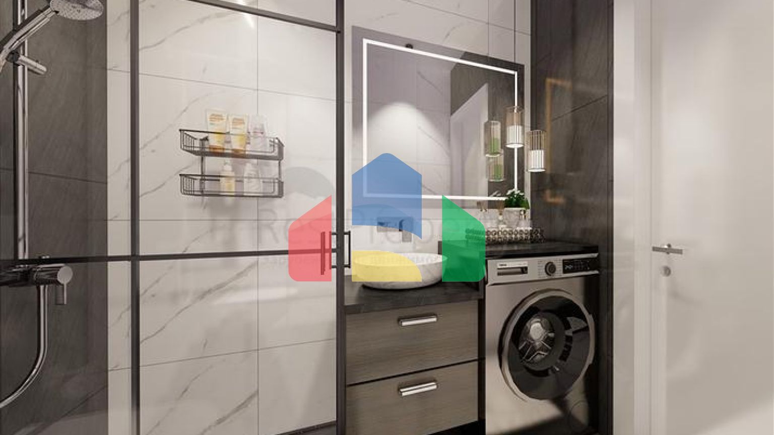 Пентхаус планировкой 2+1 в новом жилом комплексе в районе Демирташ