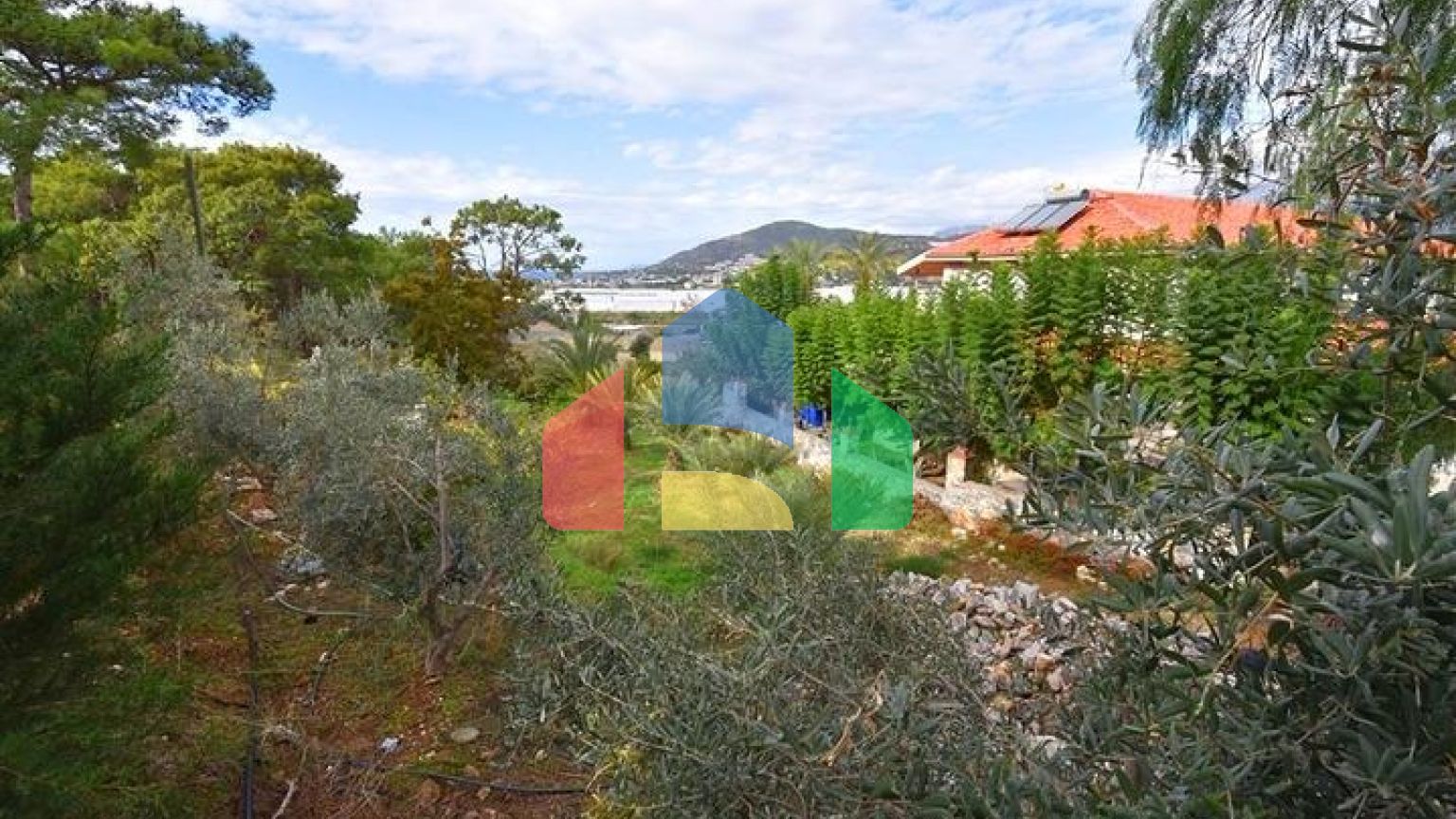 Шикарний будинок з власним басейном і садом в районі Демірташ