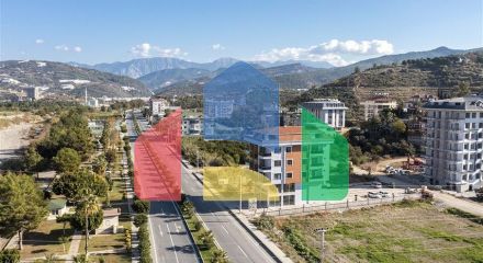 Пентхаус 4+1 в зеленом районе Демирташ