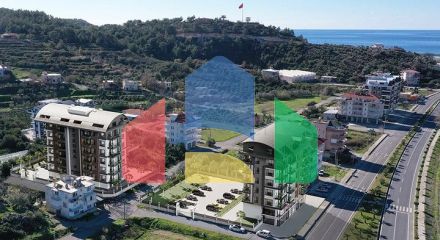 Новый проект в районе Демирташ Новый проект в районе Демирташ