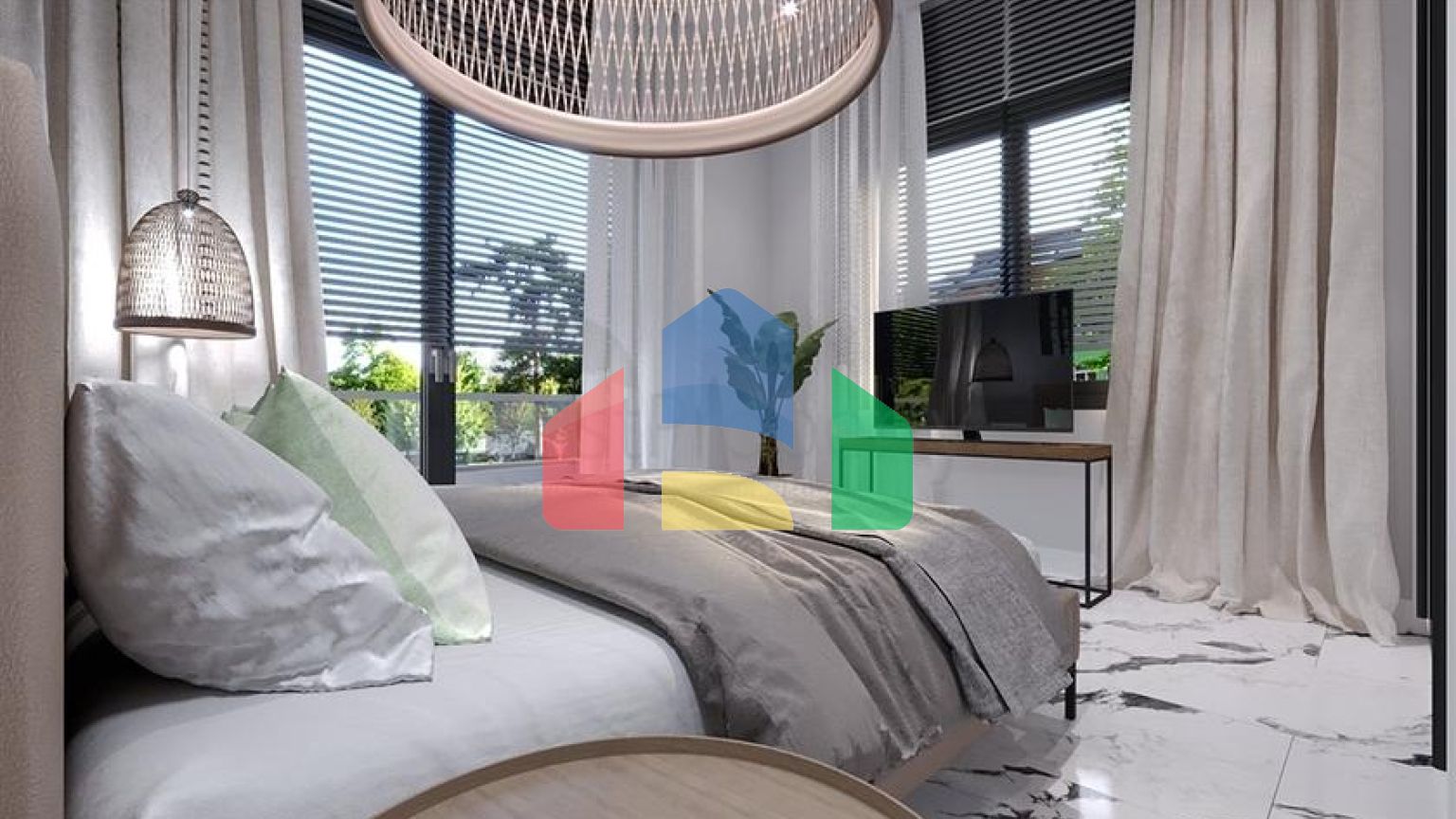 Шикарні вілли в районі Демірташ