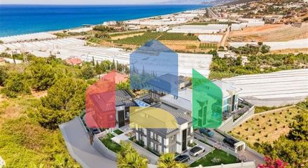 Шикарні вілли в районі Демірташ