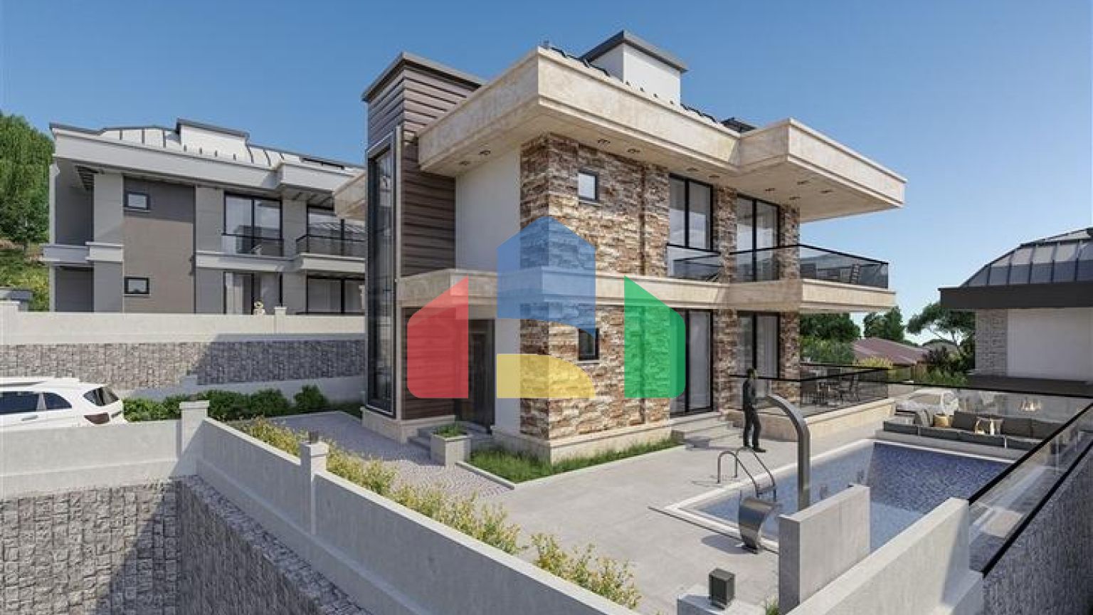 Шикарні вілли в районі Демірташ