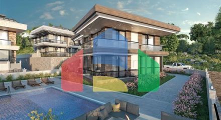 Шикарні вілли в районі Демірташ