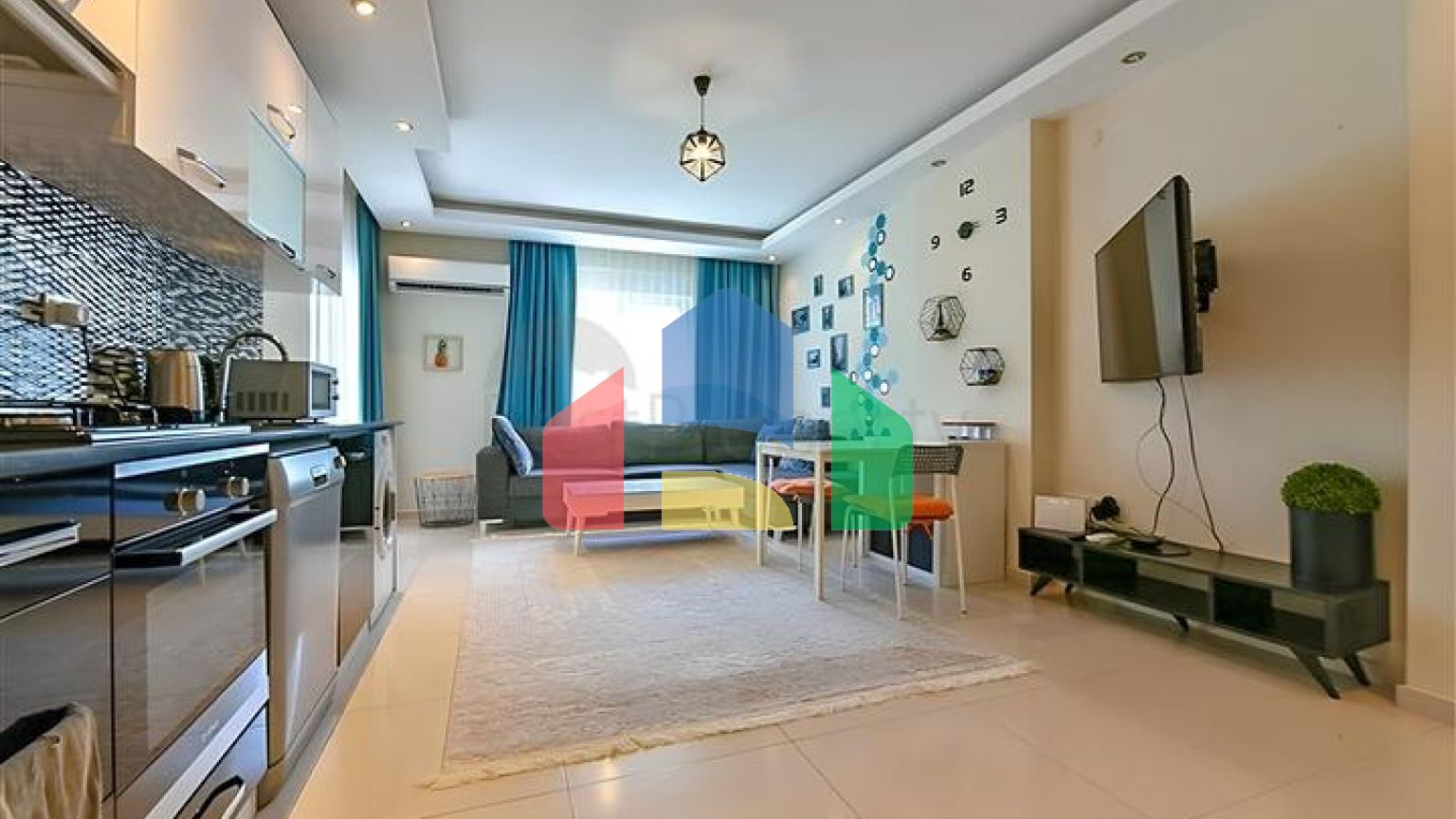 Квартира 1 + 1 в районі Тосмур