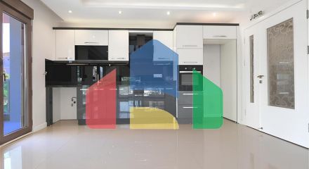 Furnished 2+1 apartment 400 m from the sea