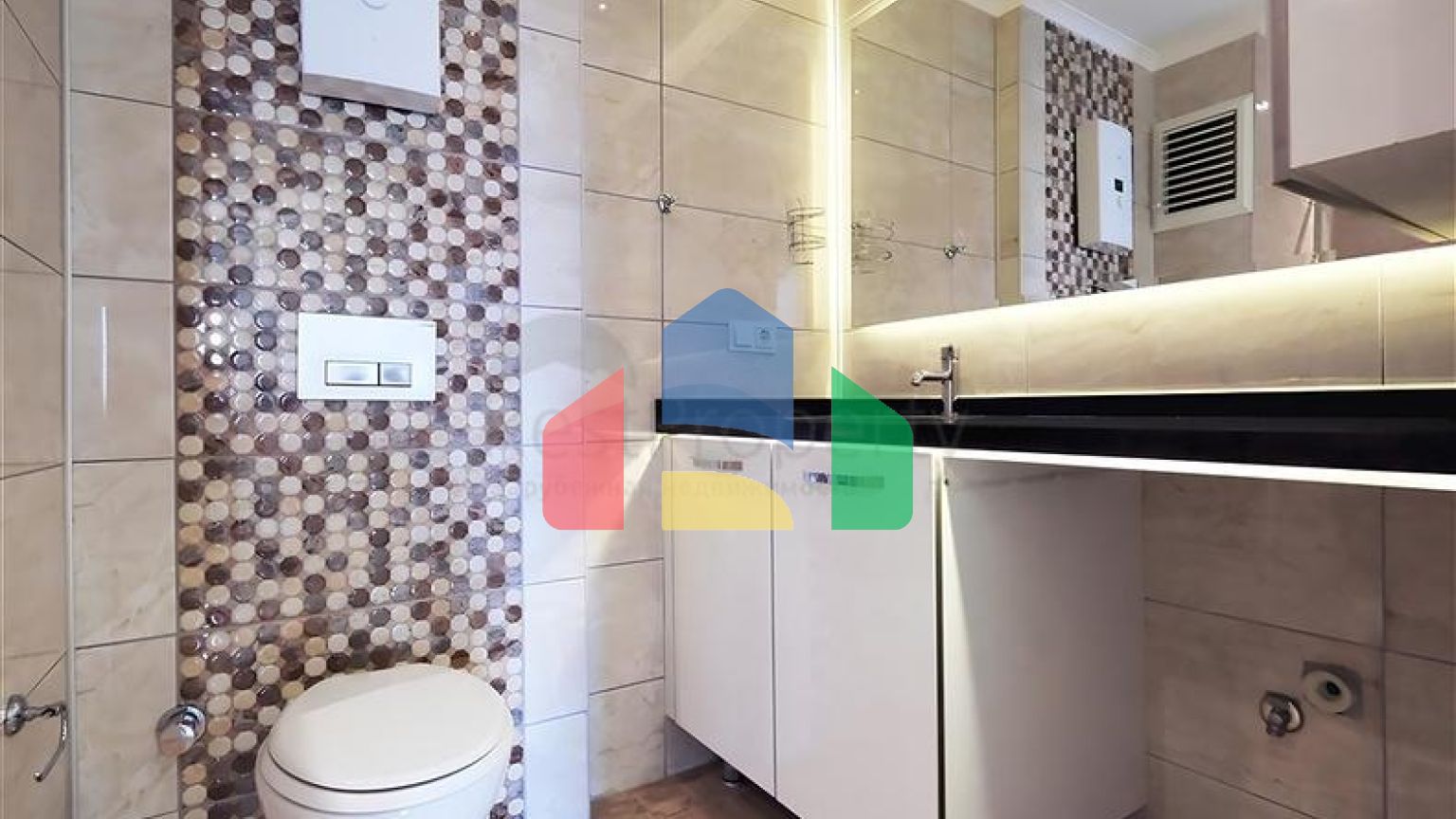 Квартира 2+1 в районе Тосмур в 400 м до моря