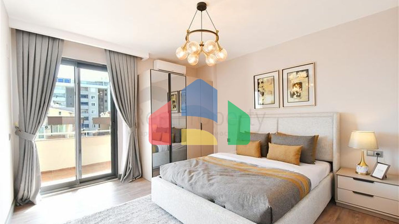 Трехкомнатная квартира в районе Тосмур