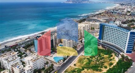 1+1 apartment from a well-known developer 200 m from the sea in the Tosmur area