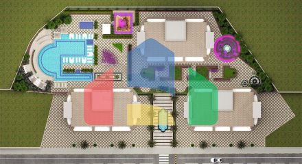 1+1 apartment from a well-known developer 200 m from the sea in the Tosmur area