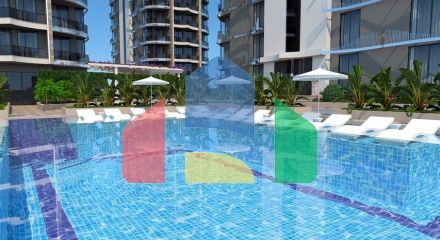 1+1 apartment from a well-known developer 200 m from the sea in the Tosmur area
