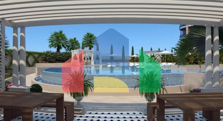 1+1 apartment from a well-known developer 200 m from the sea in the Tosmur area