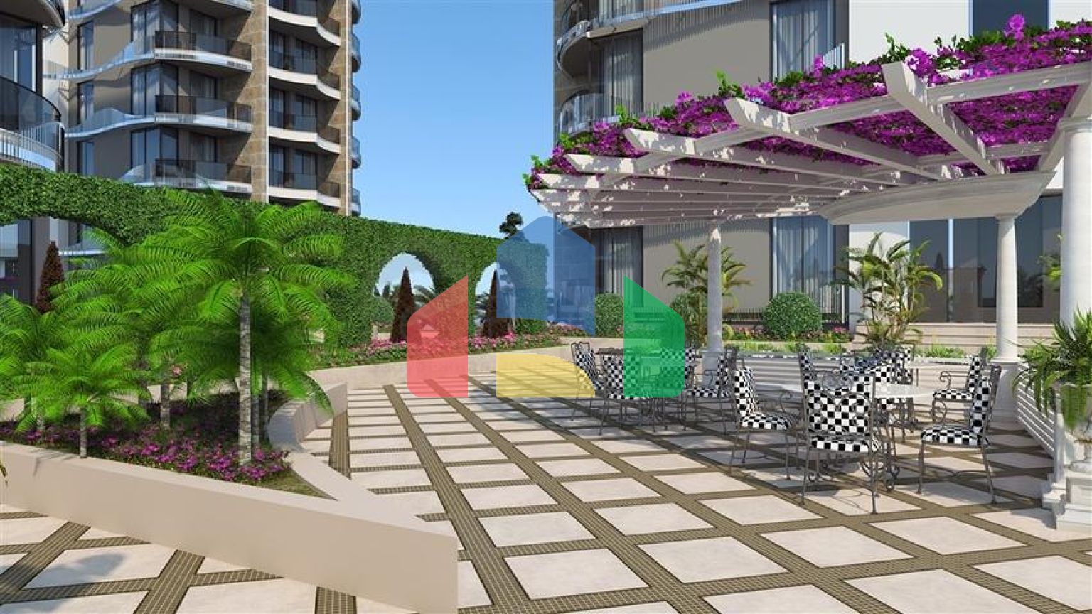 Квартира 1+1 от известного застройщика в 200 м от моря в районе Тосмур