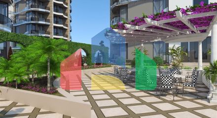 Квартира 1+1 от известного застройщика в 200 м от моря в районе Тосмур Квартира 1+1 от известного застройщика в 200 м от моря в районе Тосмур