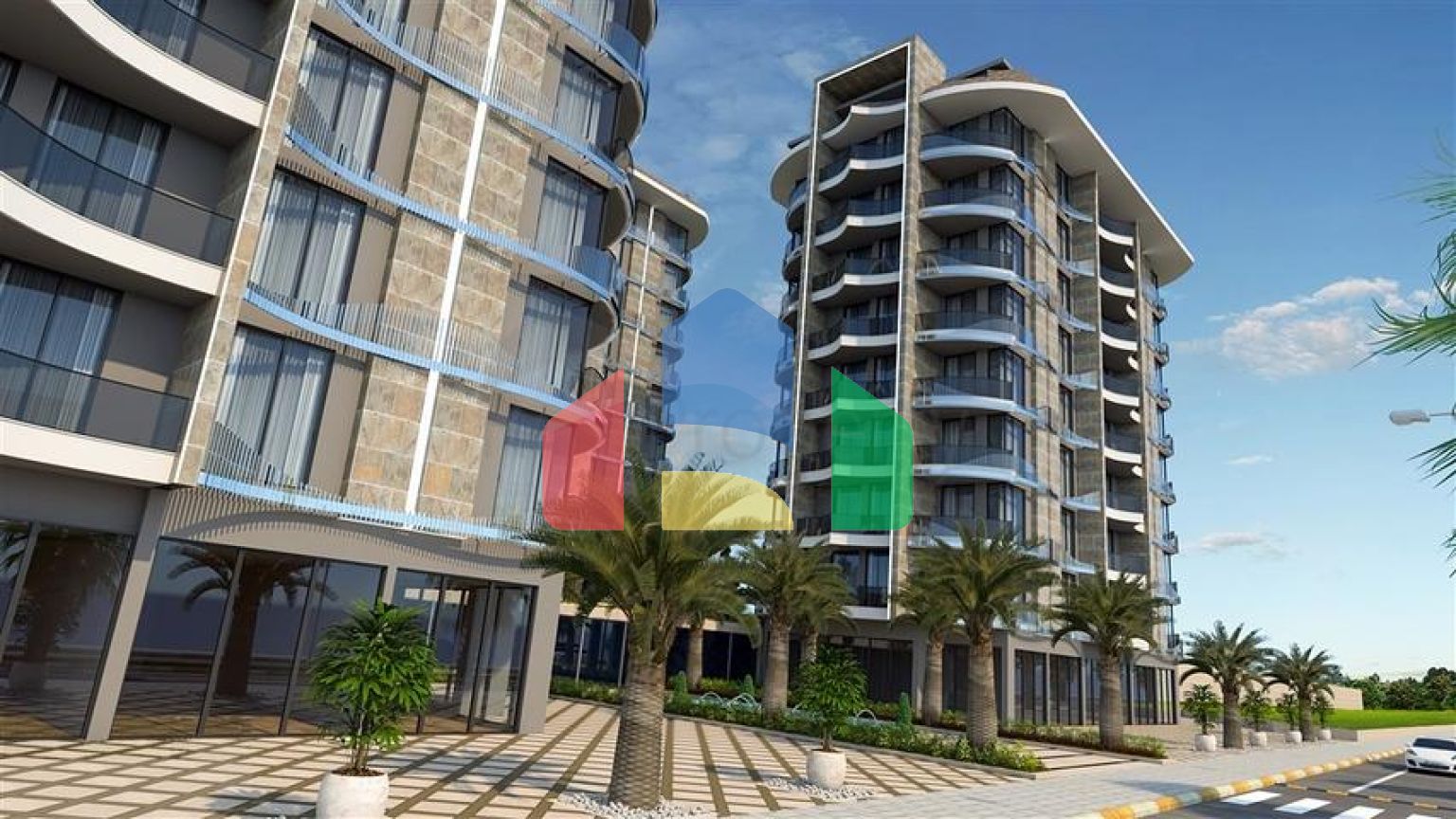 Квартира 1+1 от известного застройщика в 200 м от моря в районе Тосмур