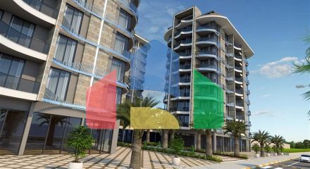 Квартира 1+1 от известного застройщика в 200 м от моря в районе Тосмур Квартира 1+1 от известного застройщика в 200 м от моря в районе Тосмур