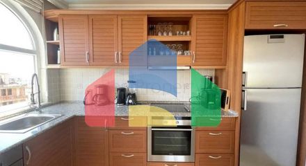 Квартира 2+1 с панорамным видом на горы в районе Тосмур