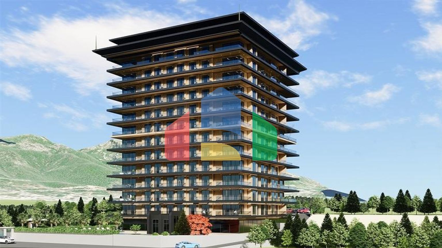 Апартаменты 2+1 в районе Тосмур