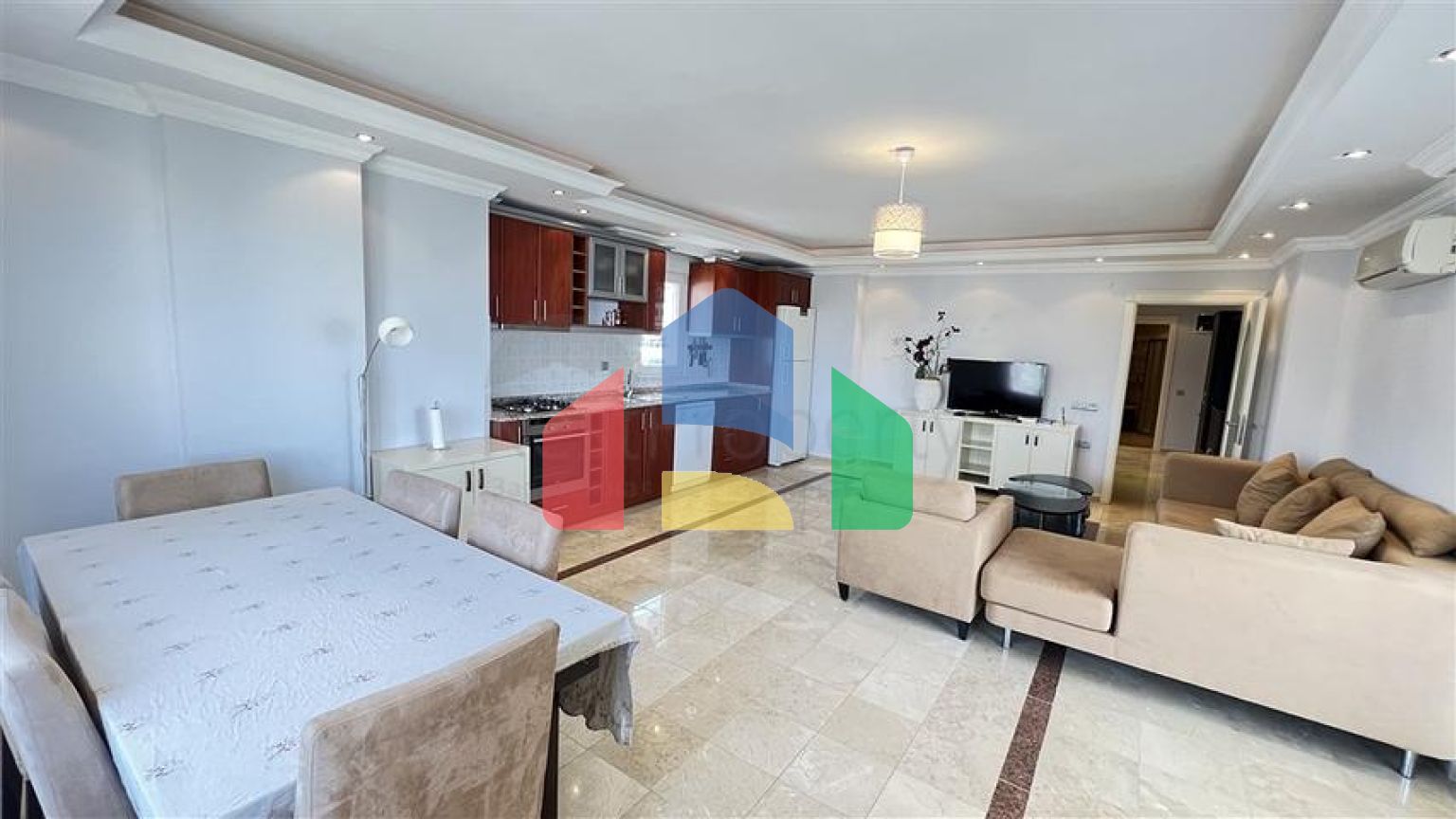 Квартира с видом на море в районе Тосмур