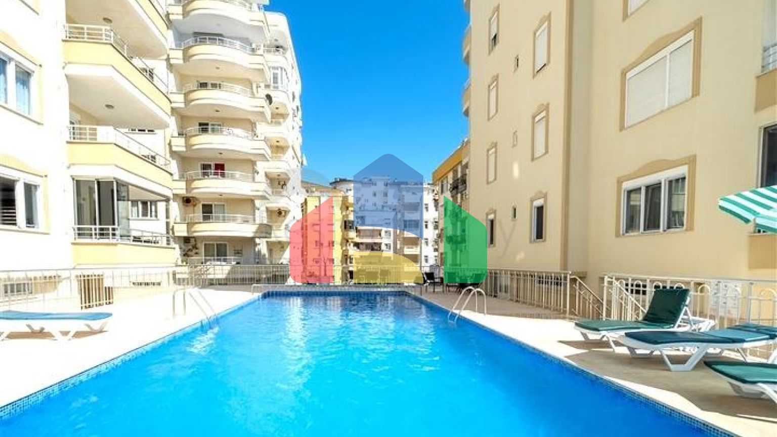 Квартира с видом на море в районе Тосмур