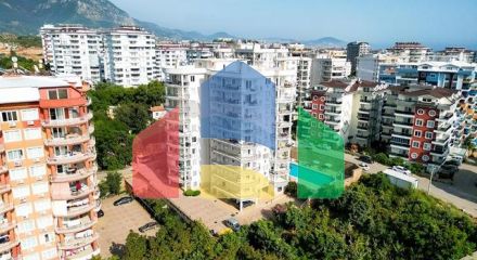 2+1 apartments in Tosmur district